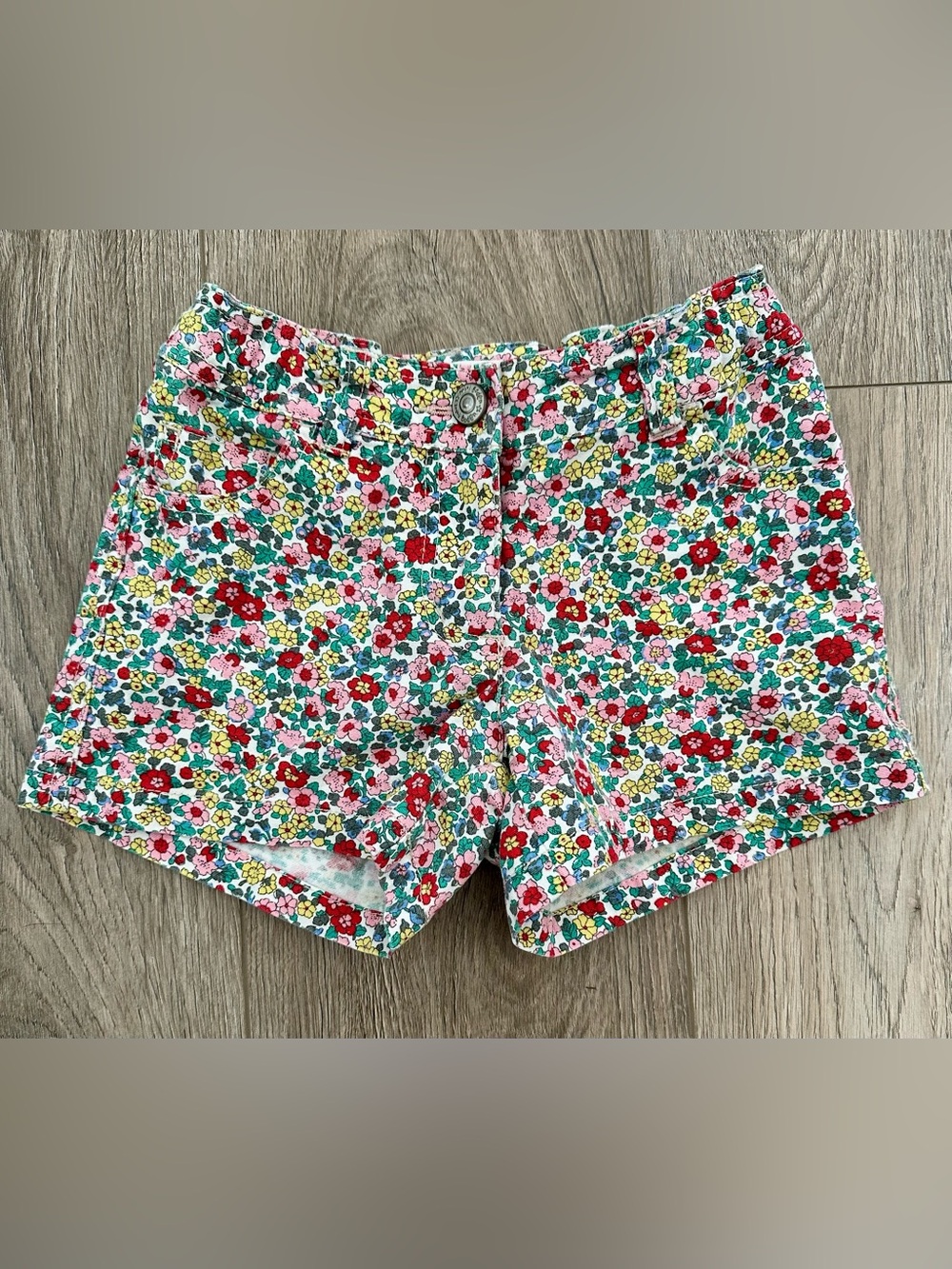 Mini Boden Floral Shorts